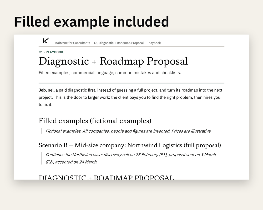 Preview 3 of Diagnostic + Roadmap Proposal
