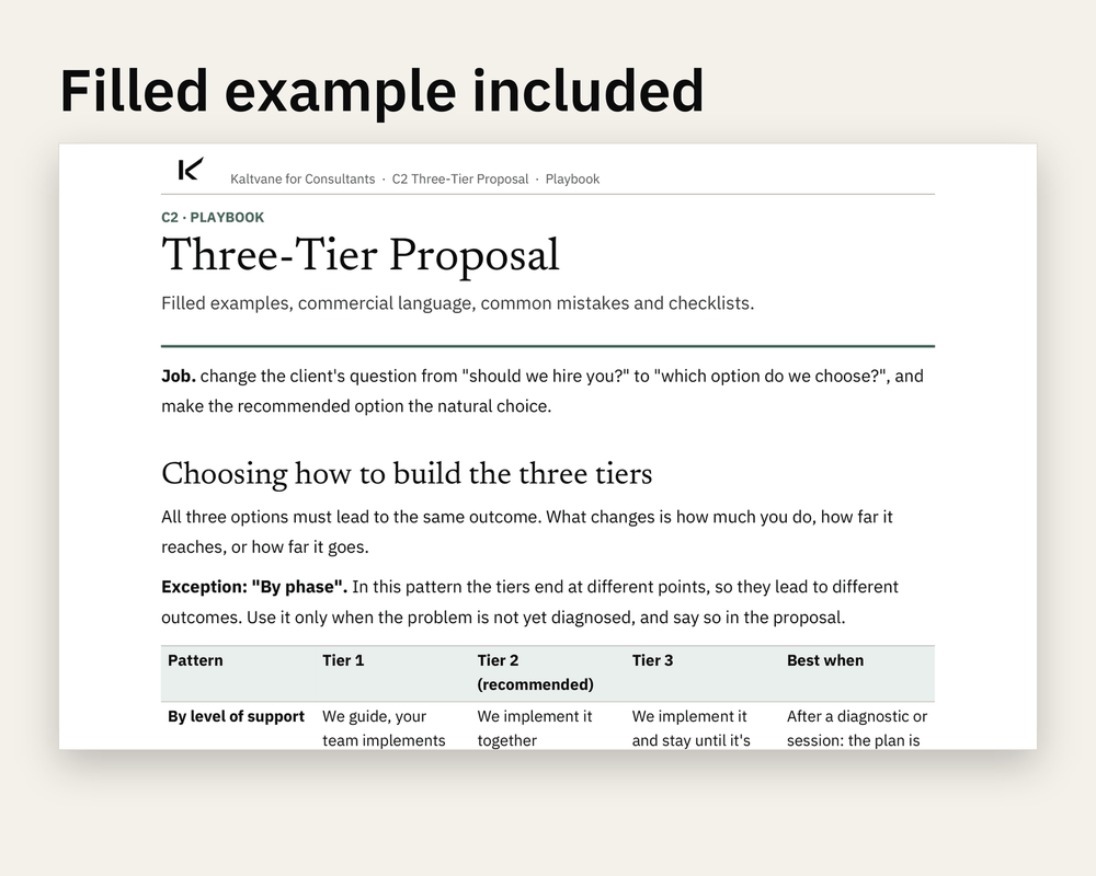 Preview 3 of Three-Tier Proposal