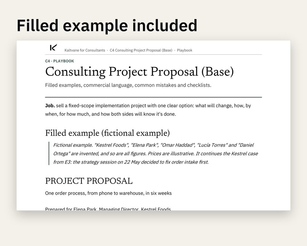 Preview 3 of Consulting Project Proposal (Base)