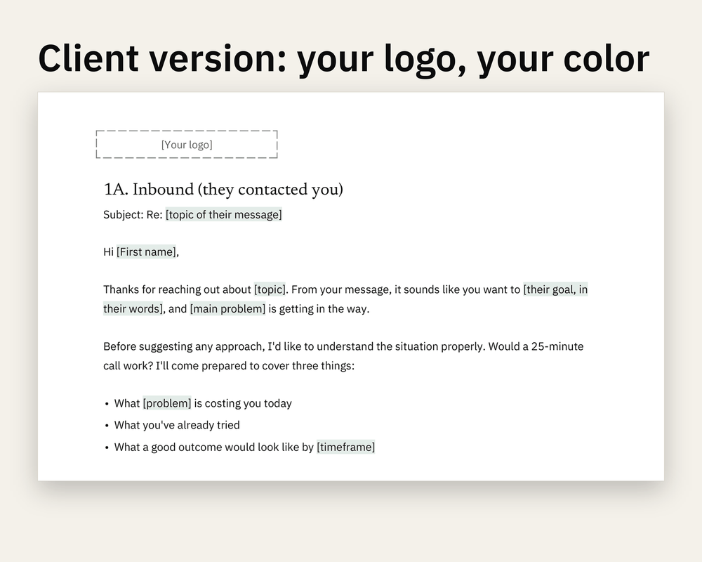 Preview 1 of First-Contact Email