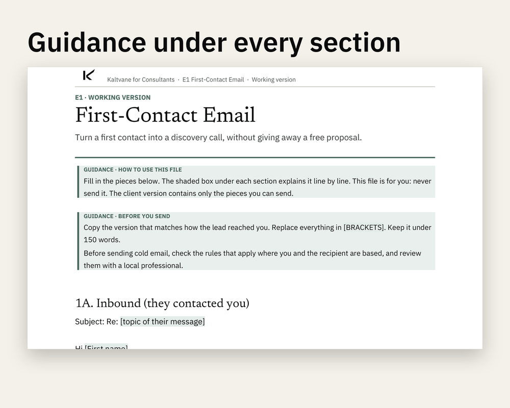 Preview 2 of First-Contact Email