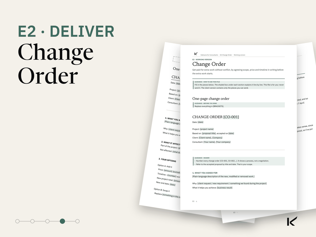 Cover of Change Order
