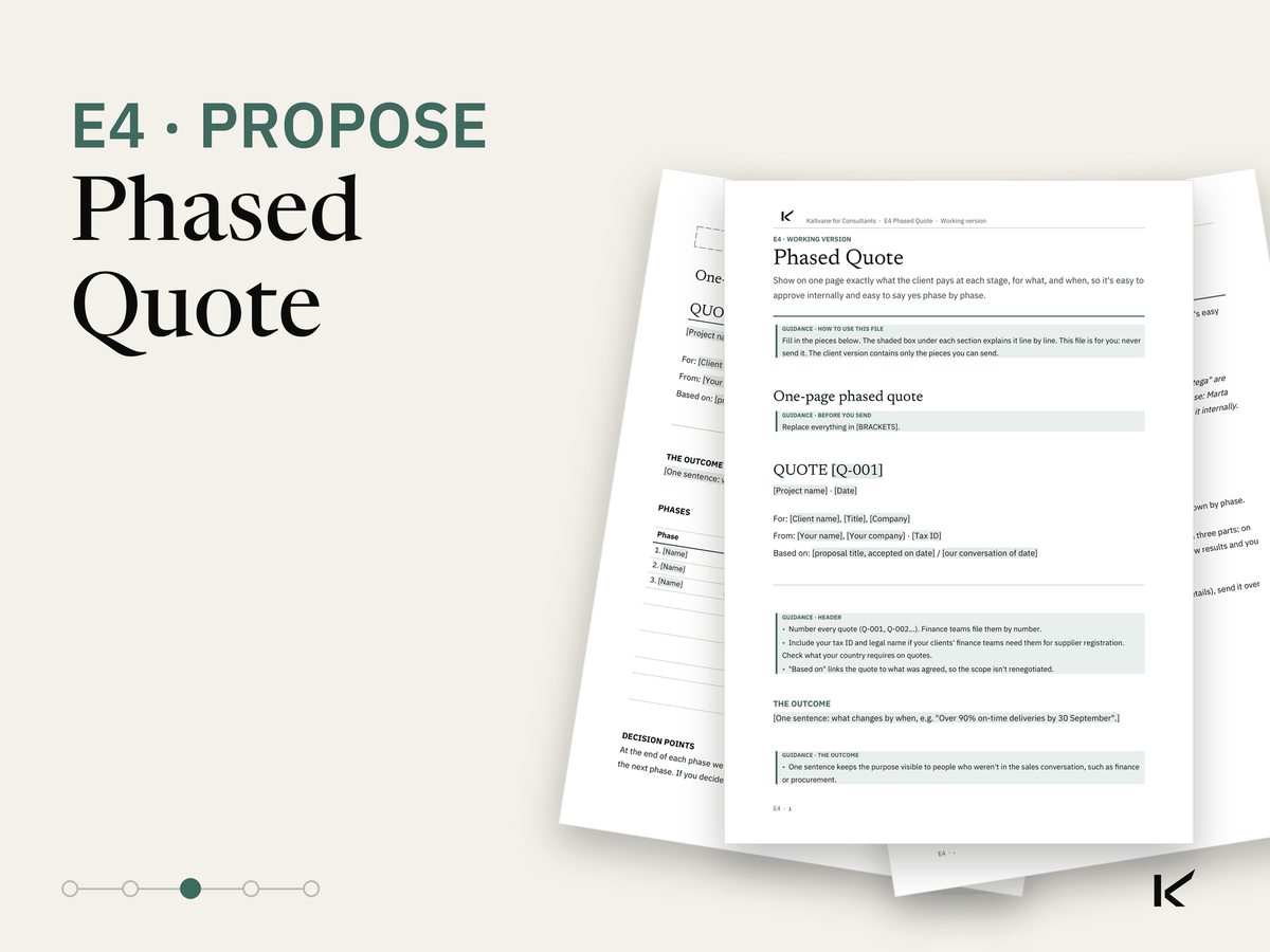 Cover of Phased Quote