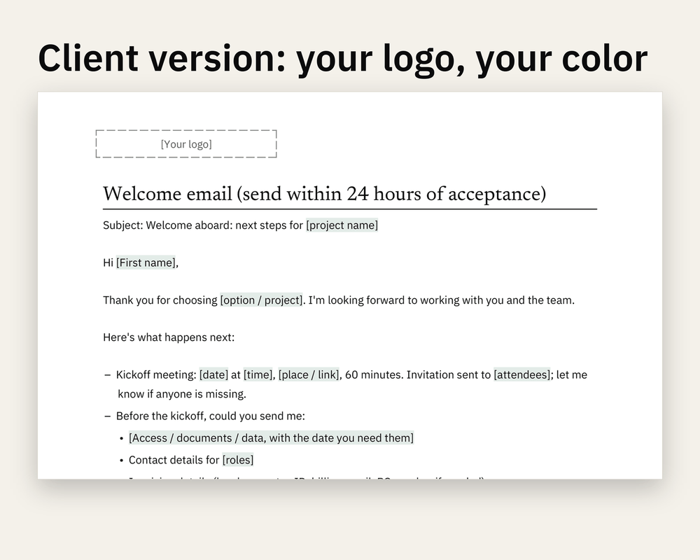 Preview 1 of Kickoff & Onboarding Plan