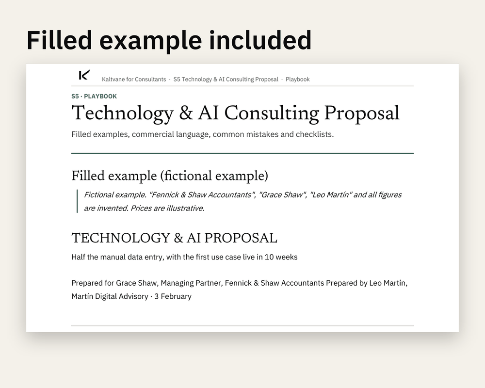 Preview 3 of Technology & AI Consulting Proposal